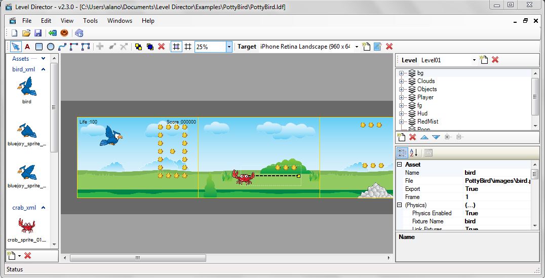 Screenshot from Level Director